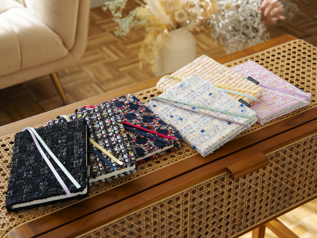 【英国LINTON社 ツイード使用】ハードカバーノート